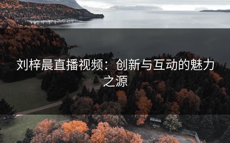 刘梓晨直播视频：创新与互动的魅力之源